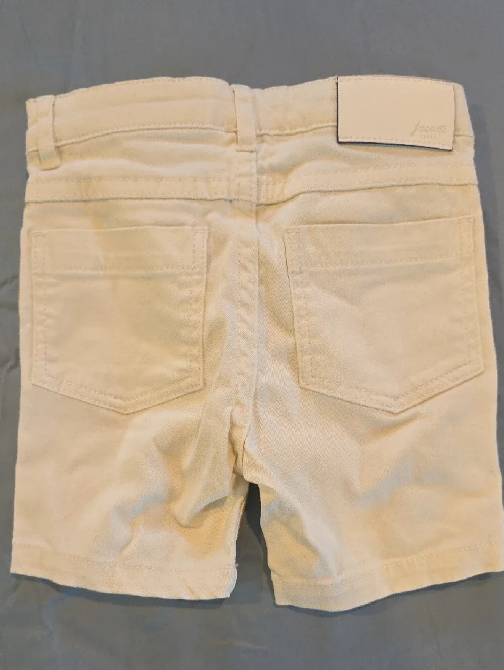 Jacadi WhiteToddler Shorts with Front Pockets